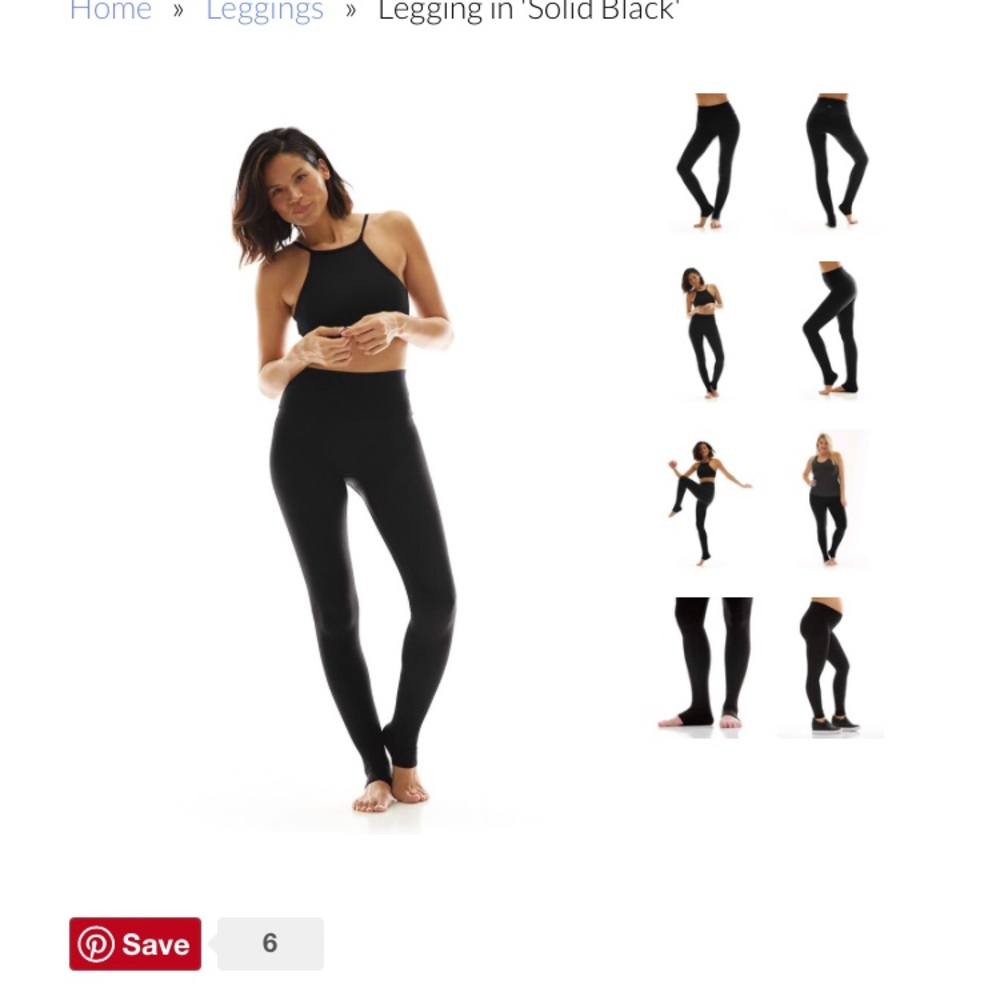 Kdeer leggings in solid black med